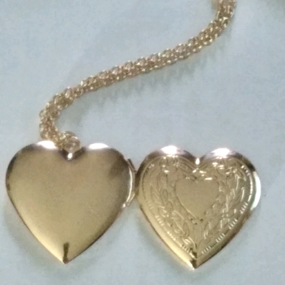 Gold plate locket